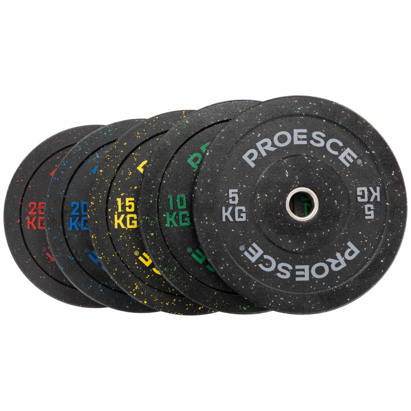 Бамперні диски із структурної гуми Bumper Plates Record TA-4782-10 51мм 10кг чорний-зелений