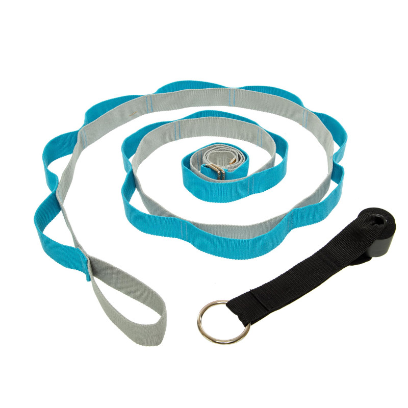 Стрічка стропа з петлями для розтяжки Stretch Strap з дверним якорем Sport PL-1796 14 петель