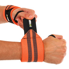 Бинти кистьові для жиму STRENGTH WRIST WRAPS MUTE 9905-2 2штуки
