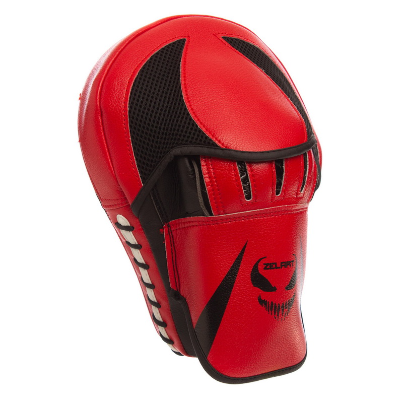 Лапа боксерська вигнута тренувальна PU ZELART BO-1372 26x19,5x8см 2штуки