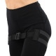 Резинка тканинна для вправ стрічка опору регульована ADJUSTABLE HIP BAND EZOUS EZOUS K-01 чорний
