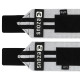 Бинти кистьові для жиму STRENGTH WRIST WEIGHTLIFTING WRAPS EZOUS C-03 2штуки чорний-сірий