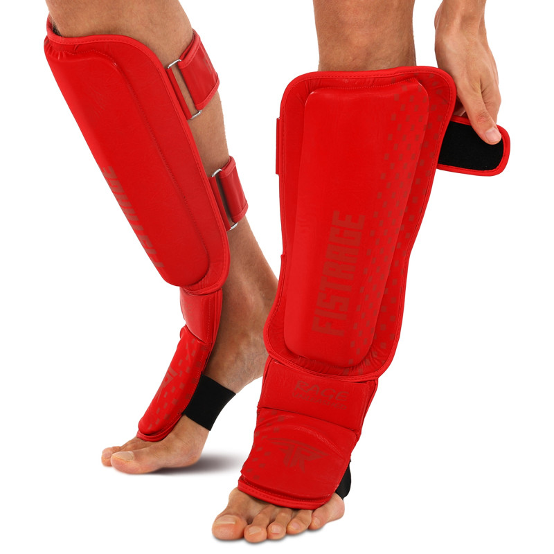 Захист гомілки та стопи для єдиноборств FISTRAGE VL-5129 S-XL Синій