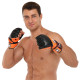 Рукавиці для змішаних єдиноборств MMA TWINS GGL-4 M-XL Чорний-червоний