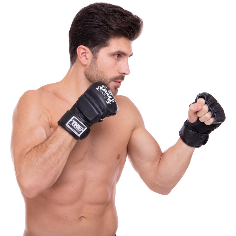 Рукавиці для змішаних єдиноборств MMA TOP KING Super TKGGS S-XL Білий