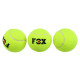 М'ячі для великого тенісу FOX BT-9803 3шт салатовий