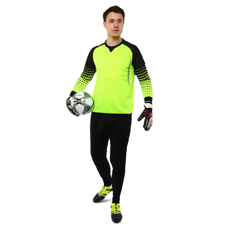 Рукавиці воротарські професійні із захистом пальців SOCCERMAX GK-4341 розмір 7-11 Білий-синій-блакитний
