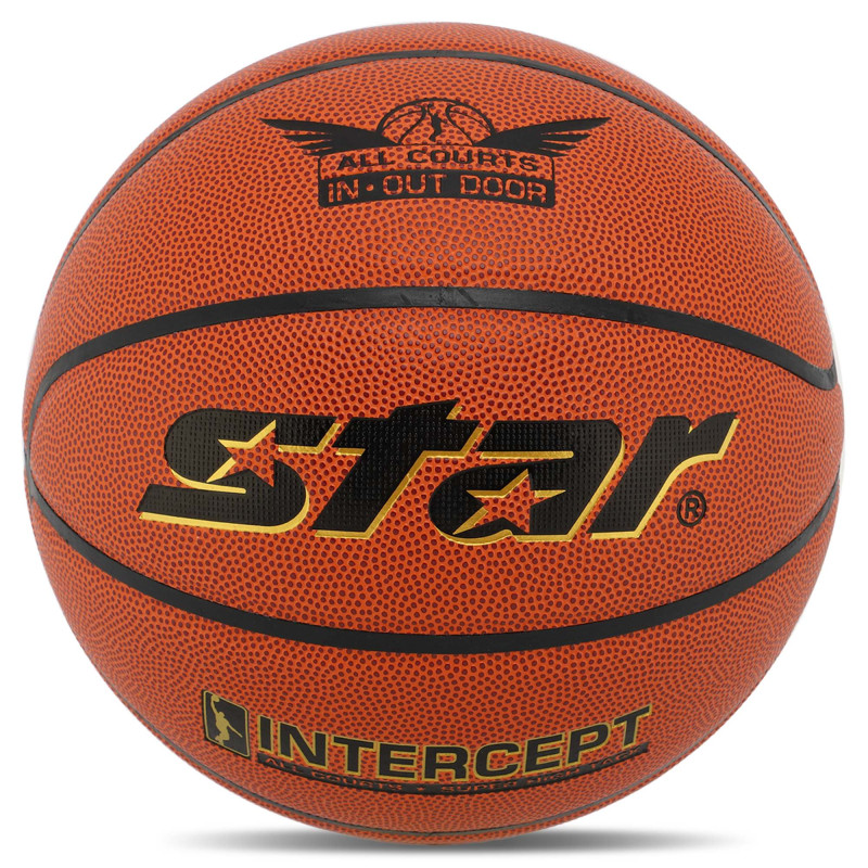 М'яч баскетбольний STAR INTERCEPT BB4506 розмір 6 помаранчевий