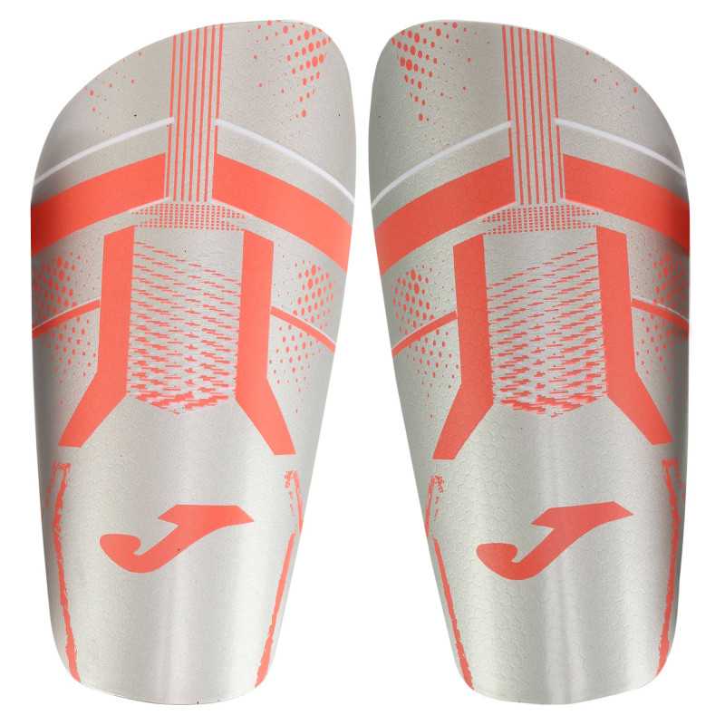 Щитки футбольні з тримачем щитків у комплекті Joma LEG II 401490-268 M-L сірий-кораловий