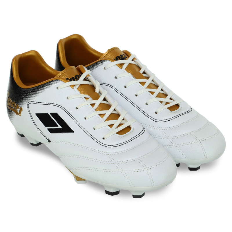 Бутси футбольні DIFFERENT SPORT SG-301313-4 розмір 40-45 білий-золотий