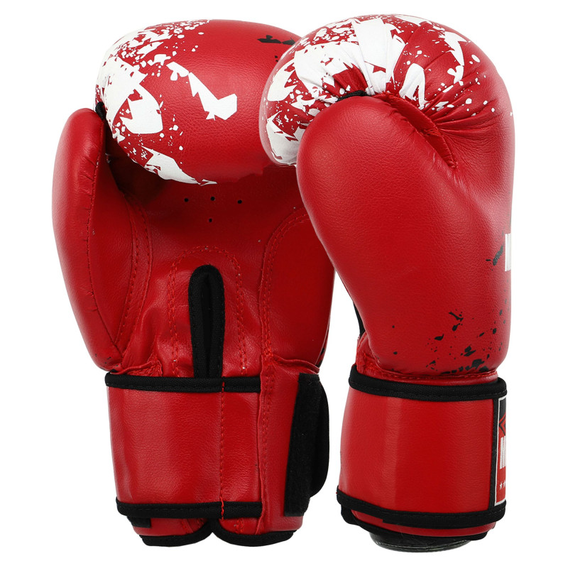 Рукавиці боксерські на липучці PVC MIKE TYSON VL-8448 10-14 унцій Чорний