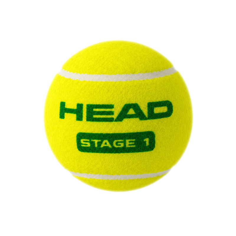 М'ячі для великого тенісу HEAD Stage 1 578413 3шт салатовий
