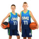 Форма баскетбольна дитяча NBA клуб Mavs 77 BA-3796 S-2XL темно-синій-блакитний-салатовий Темно-синій-блакитний-cалатовий