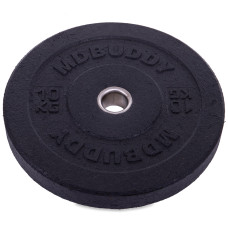 Бамперні диски гумові Bumper Plates MDbuddy TA-2676-10 51мм 10кг чорний