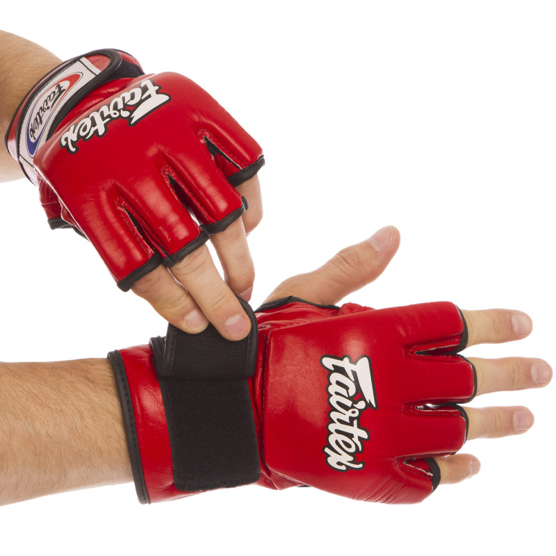 Рукавиці для змішаних єдиноборств MMA FAIRTEX FGV12 M-XL Синій