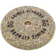 Бамперні диски із структурної гуми Bumper Plates Record TA-4787-10 51мм 10кг сірий
