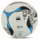 М'яч футбольний професійний SOCCERMAX FB-4210 №5 PU білий-синій