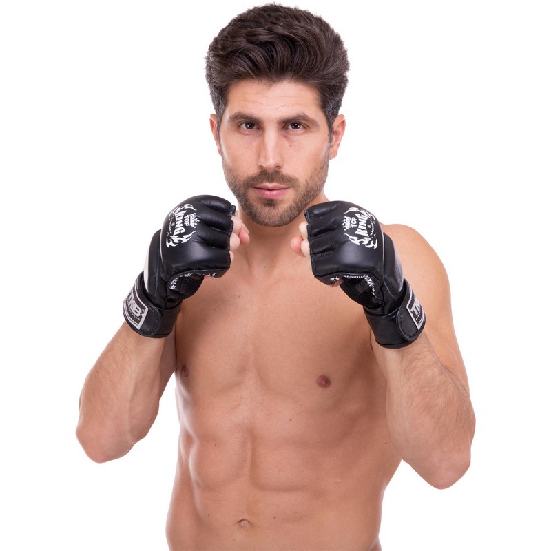 Рукавиці для змішаних єдиноборств MMA TOP KING Super TKGGS S-XL Білий