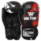 Рукавиці боксерські на липучці PVC MIKE TYSON VL-8448 10-14 унцій Чорний