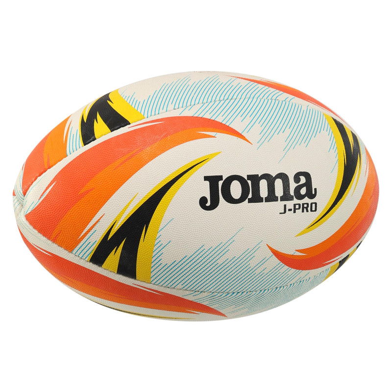 М'яч для регбі Joma J-PRO 401735-208 розмір 5 білий-помаранчевий