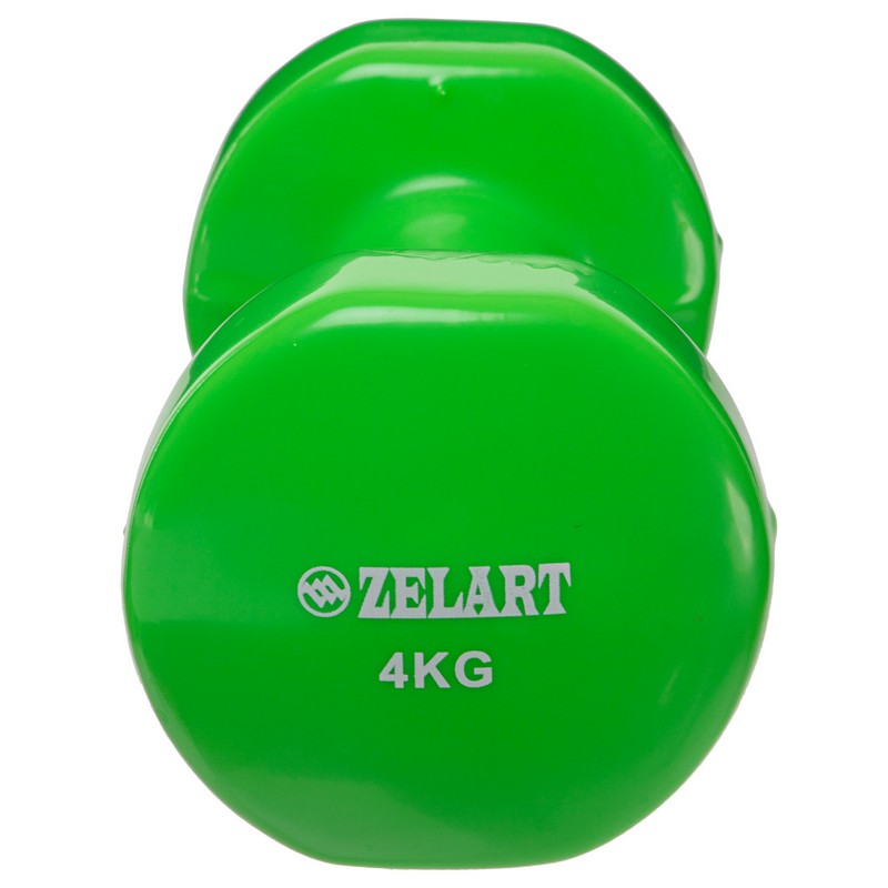 Гантелі для фітнесу вінілові Zelart Beauty TA-5225-4 2шт 4кг