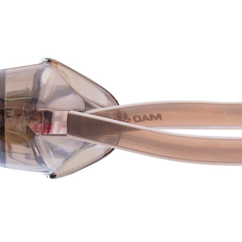 Окуляри для плавання стартові дзеркальні лінзи MadWave RACER SW MIRROR M045502