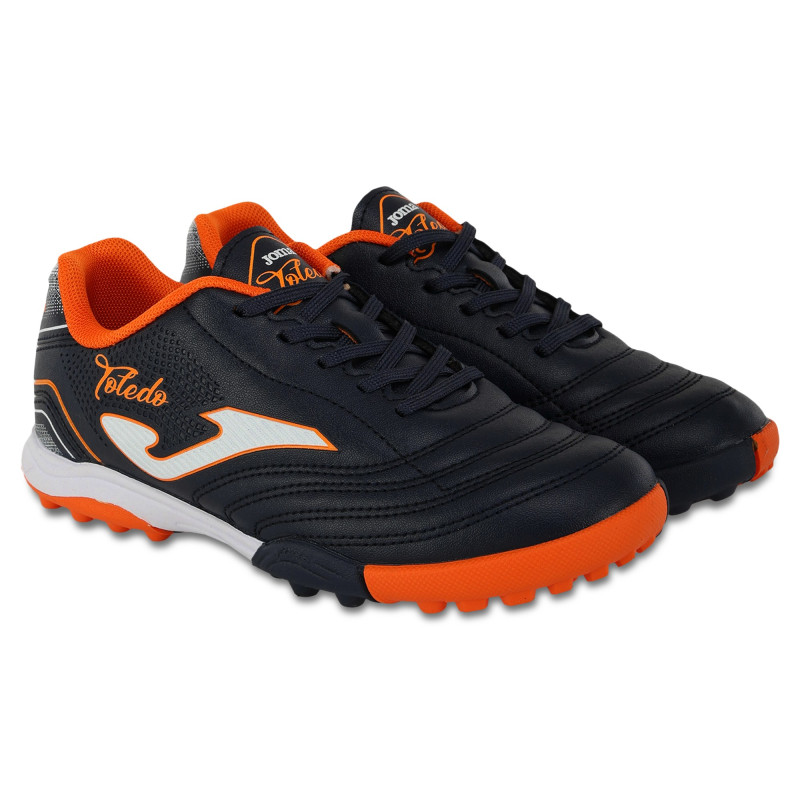Сороконіжки футбольні дитячі Joma TOLEDO JR TOJW2503TF розмір 30-37 темно-синій-помаранчевий