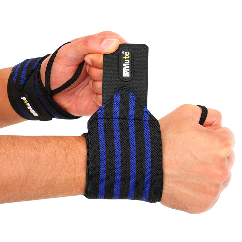 Бинти кистьові для жиму STRENGTH WRIST WRAPS MUTE TA-311 2штуки