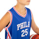 Форма баскетбольна дитяча NBA клуб Philadelphia 76ers 25 BA-0927 S-2XL Білий-синій