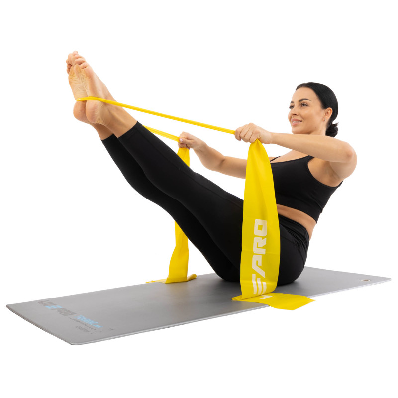 Стрічка еластична для фітнесу та йоги LiveUp LP8415-XS