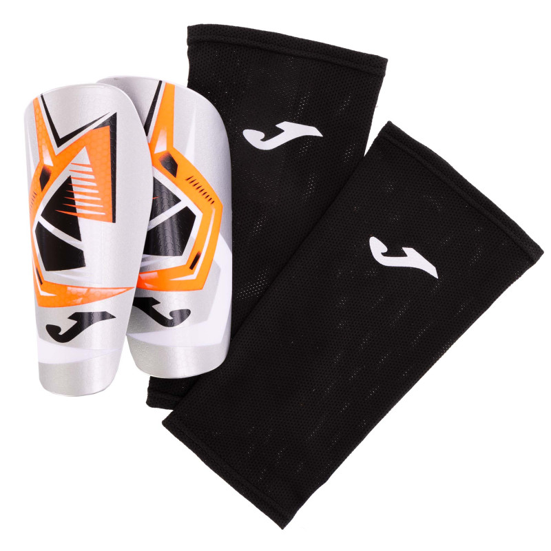 Щитки футбольні з тримачем щитків у комплекті Joma J-PRO 401675-041 M-L срібний