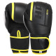 Рукавиці боксерські на липучці PU HARD TOUCH BO-4250 10-14 унцій Чорний-помаранчевий
