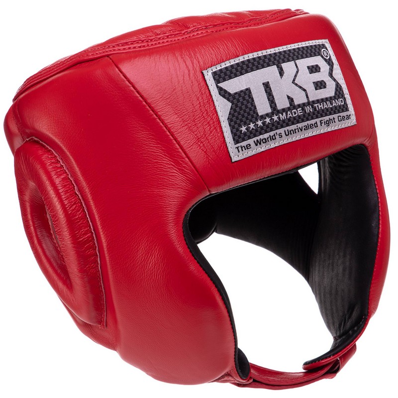 Шолом боксерський відкритий шкіряний TOP KING Open Chin TKHGOC S-XL Синій
