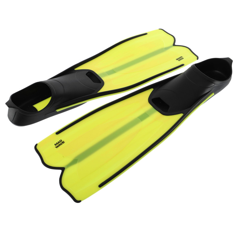 Ласти для дайвінгу із закритою п'ятою цільна калоша MadWave Vector II junior M064004 розмір 2XS-4XS Синій