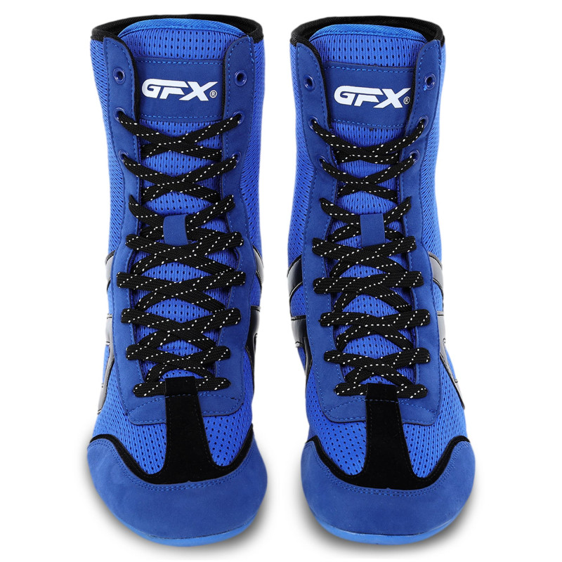 Боксери взуття для боксу GFX GF-DK522 розмір 36-45 Чорний-червоний