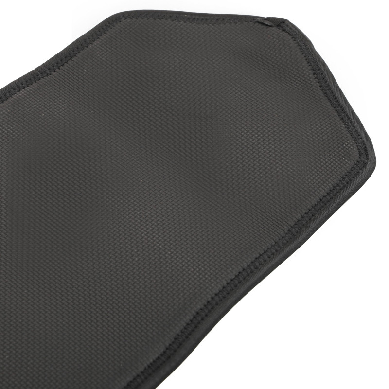 Пояс для тренажерного залу та схуднення SWEAT WAIST TRIMMER EZOUS O-13 розмір 126x20см чорний-сірий