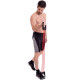 Еспандер трубчастий з ручками для фітнесу Sport Resistance Band 8021-30 75см навантаження 13,5кг 30LB червоний