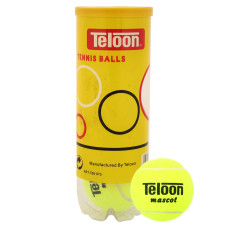 М'ячі для великого тенісу TELOON MASCOT T801P3 3шт салатовий