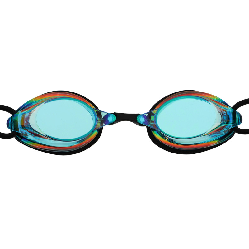 Окуляри для плавання стартові райдужні лінзи MadWave STREAMLINE Rainbow M045703