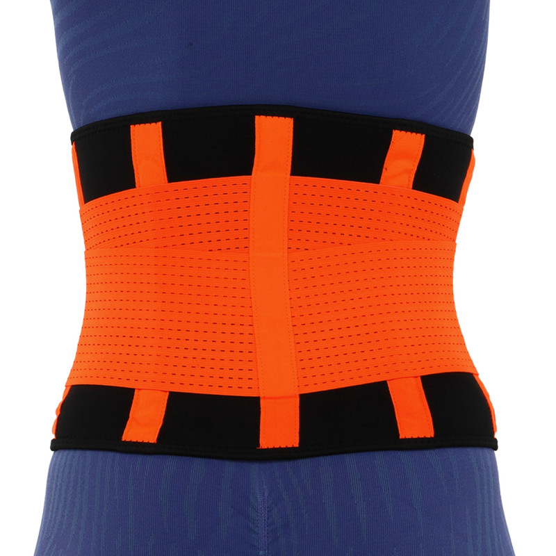 Пояс корсетний для спорту Екстрим Пауер Белт (extreme power belt) FIT NOW BC-3456 S-M Помаранчевий