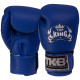 Рукавиці боксерські дитячі на липучці шкіряні TOP KING TKBGKC S-L Синій