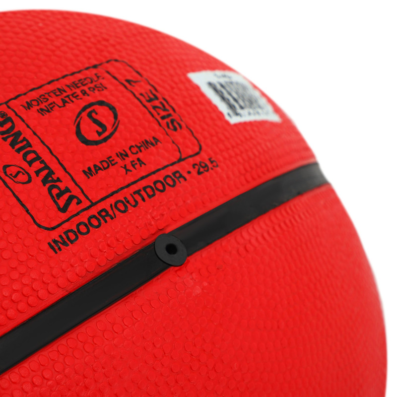 М'яч баскетбольний гумовий SPALDING TRIPLE THREAT 84546Z розмір 7 сірий-червоний