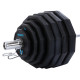 Блини диски поліуретанові 2 Handle металева втулка LiveUp LP8023-1_25 ø51мм 1,25кг чорний