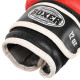 Рукавиці боксерські на липучці шкіряні BOXER 2023 10-12унцій Синій-чорний