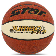М'яч баскетбольний STAR JUMBO FX9 BB427-25 розмір 7 помаранчевий-білий