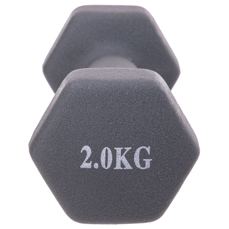 Гантель для фітнесу неопреновий Sport TA-0001-2 1шт 2кг