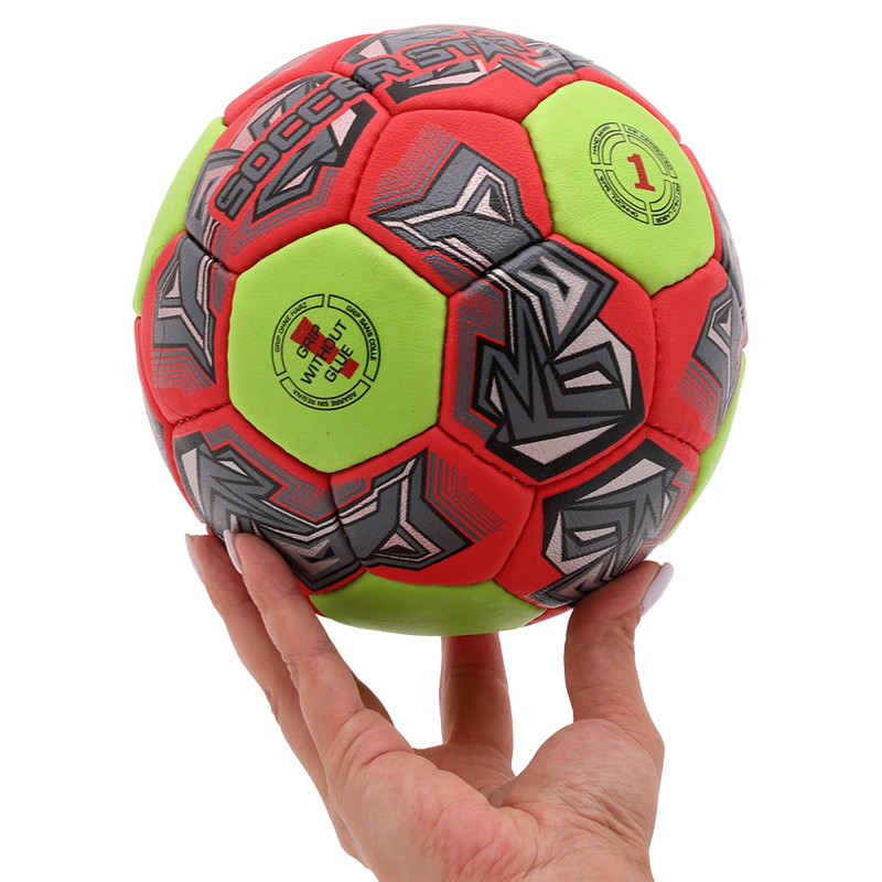 М'яч гандбольний SOCCER STAR HB-4526-1 розмір 1 червоний-салатовий