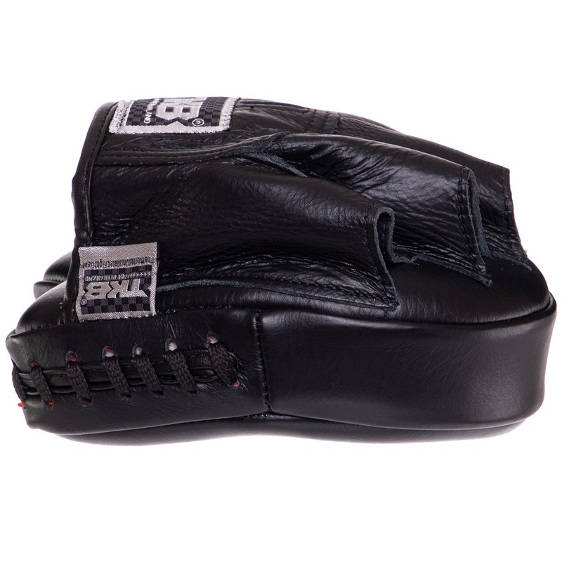 Міні-лапа боксерська зігнута тренувальна шкіра TOP KING Professional TKFMP 16x15x5см 2штуки