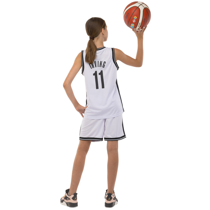 Форма баскетбольна дитяча NBA клуб Brooklyn Nets 11 3578 S-2XL Чорний-білий
