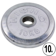 Бліни диски хромовані HIGHQ SPORT TA-1456-10B 52мм 10кг хром